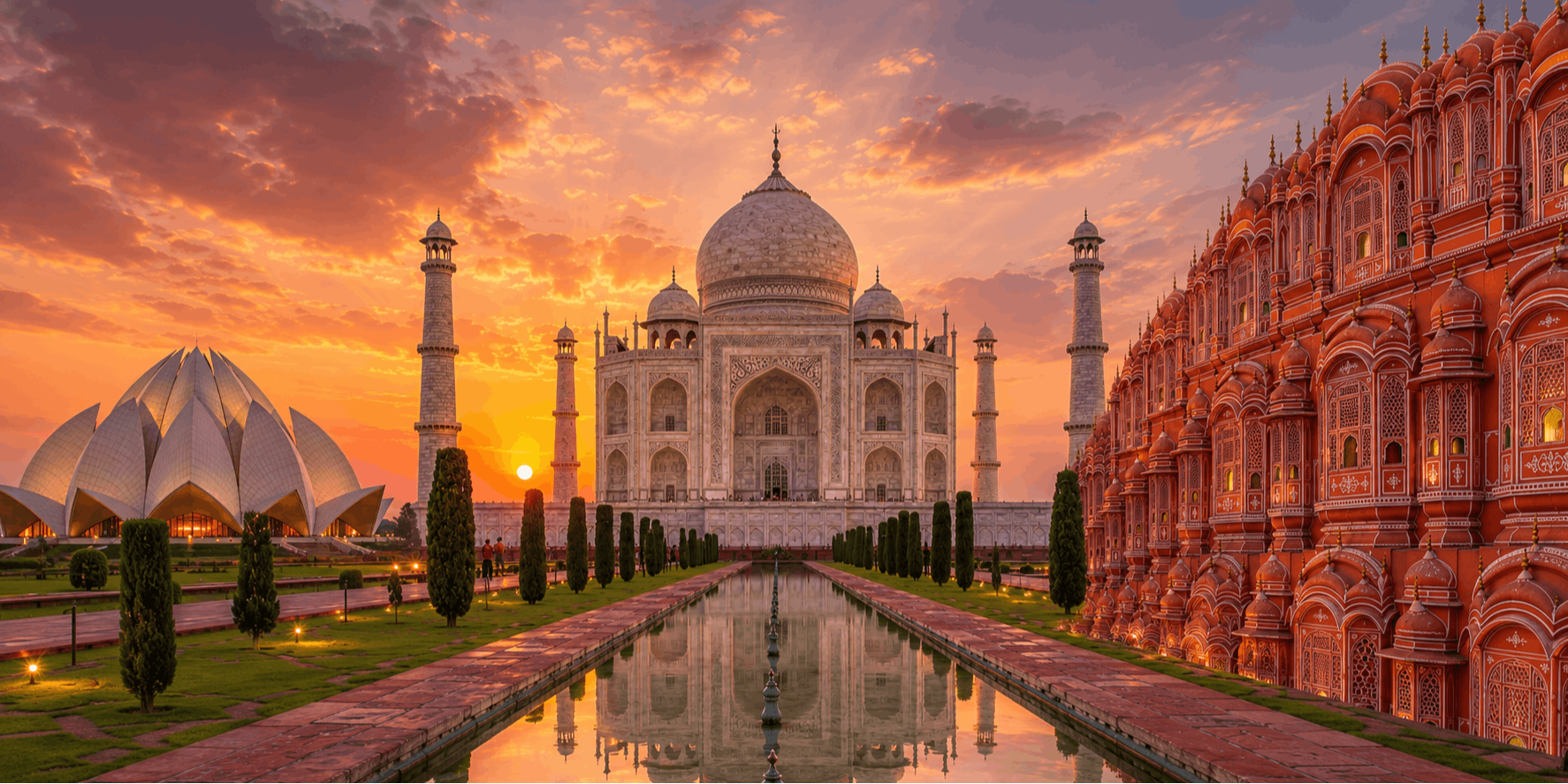 🏰 Golden Triangle Tour – Agra • Delhi • Jaipur